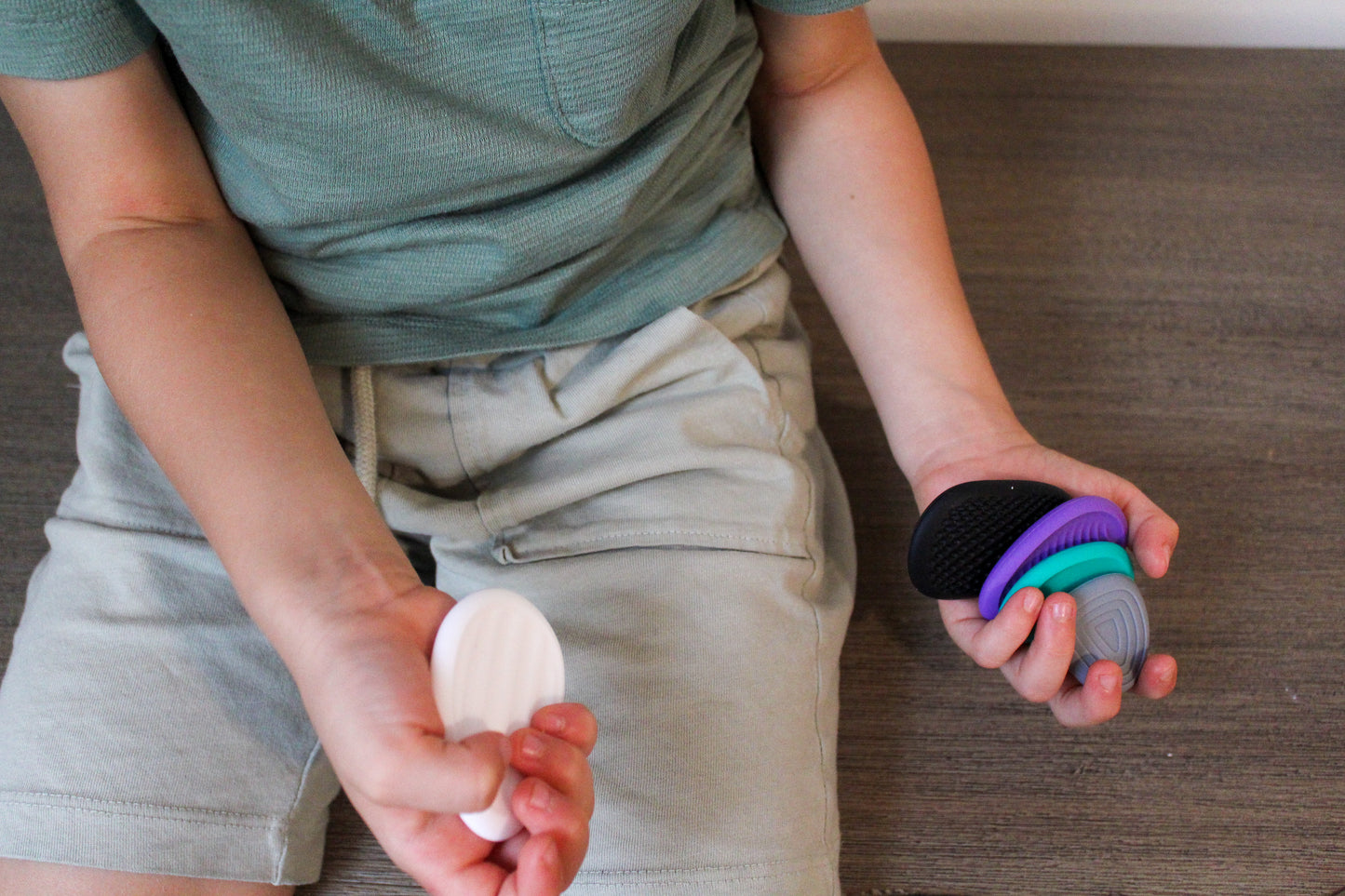 Rubber Worry Stone Set