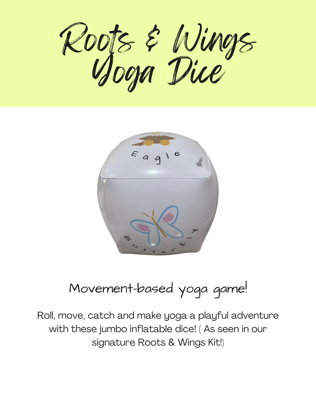 Roots & Wings Yoga Dice