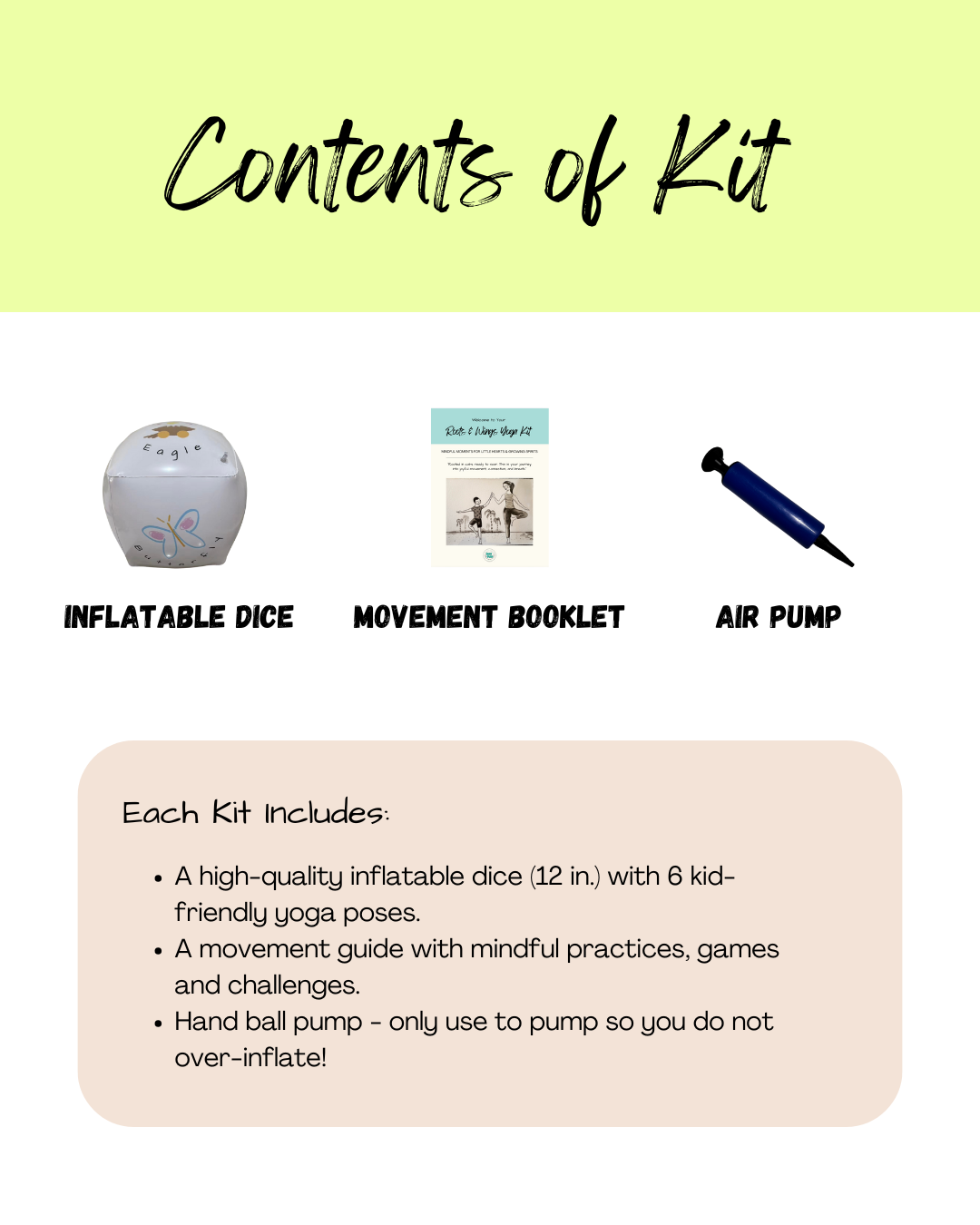 Yoga Dice Kit 4 Dice - Tranquility is just a roll away - New Yoga Dice Kit 4 Dice - Tranquility is just a roll away - New
