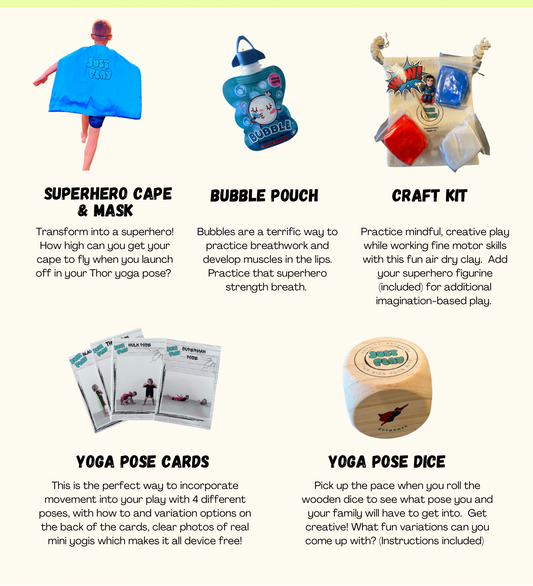 Yoga Kit- Superhero 🦸 Theme